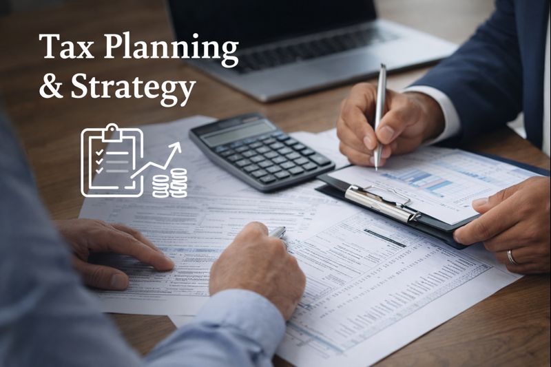 Professional tax planning and financial strategy discussion